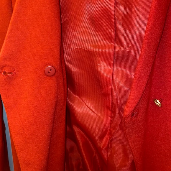 Vivienne Tam Red Double Breasted Blazer - Picture 4 of 11